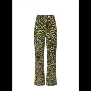 NWT Gimaguas Disco Zebra Print Pants